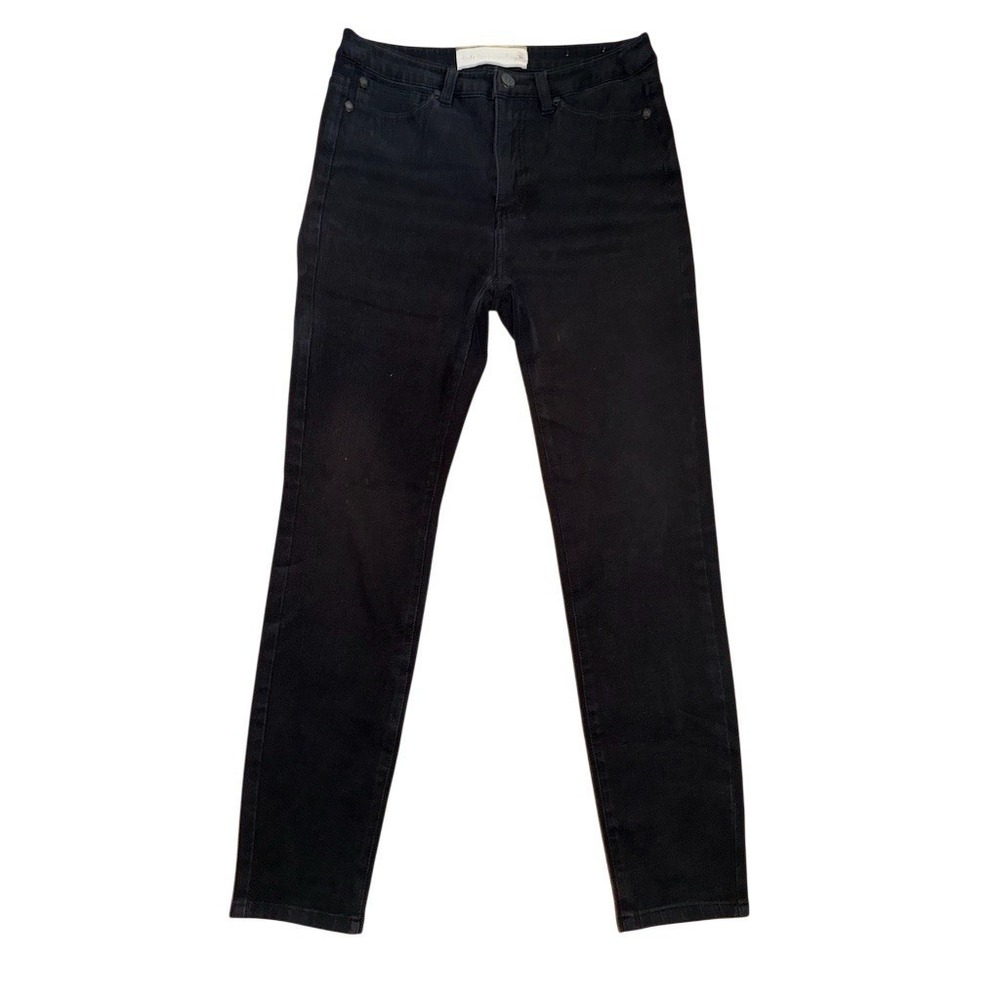 Soft Surroundings Jean‎ Women 29 Black Skinny Slim Mid Rise Stretch Sz 6 Classic